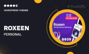Roxeen | Personal Lightweight WordPress Theme