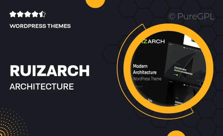 ruizarch architecture wordpress theme