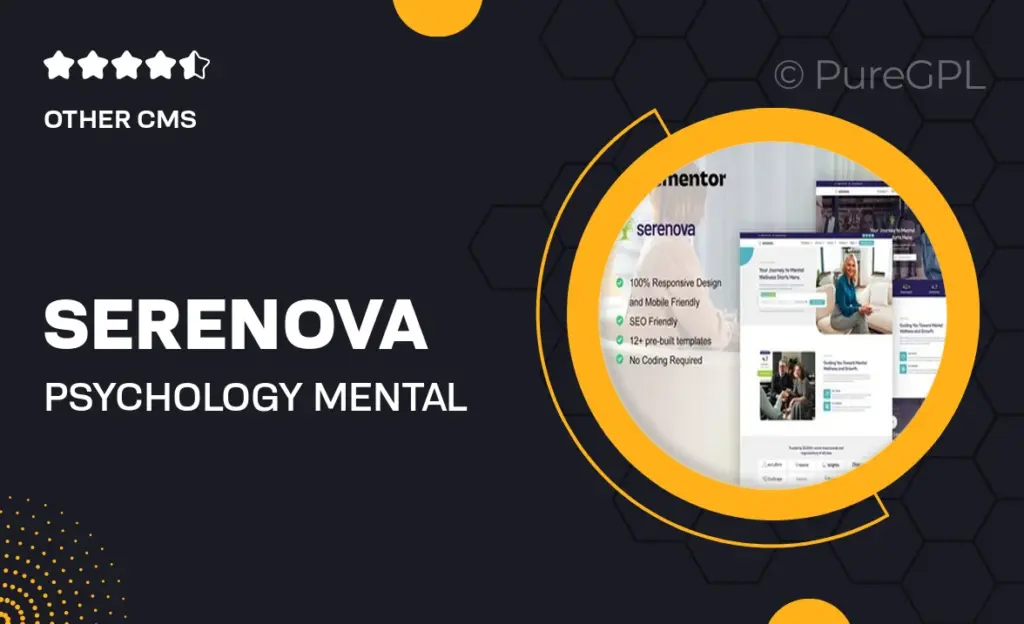 Serenova – Psychology & Mental Health Elementor Pro Template Kit 35 Serenova – Psychology & Mental Health Elementor Pro Template Kit