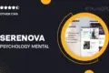 Serenova – Psychology & Mental Health Elementor Pro Template Kit