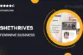 SheThrives – Feminine Business Elementor Pro Template Kit