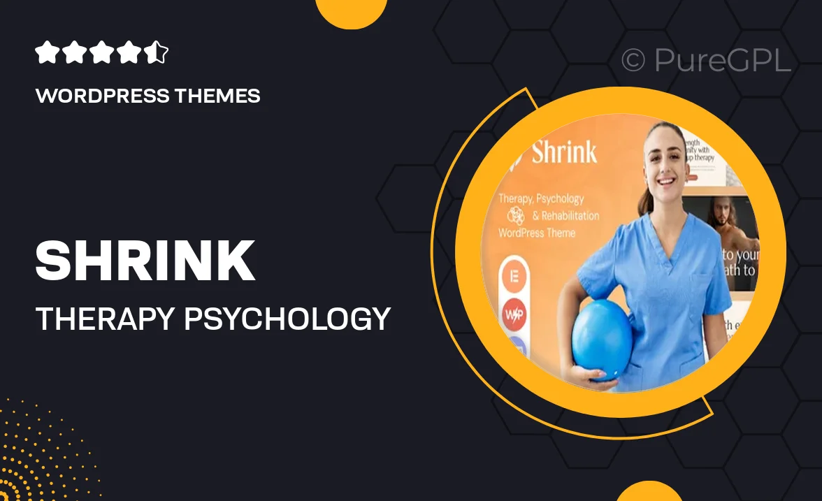 Shrink – Therapy, Psychology & Rehabilitation WordPress Theme