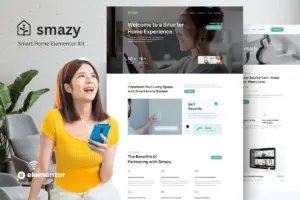 Smazy – Smart Home System Elementor Template Kit