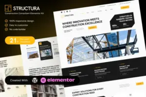Structura – Construction Consultant Elementor Template Kit