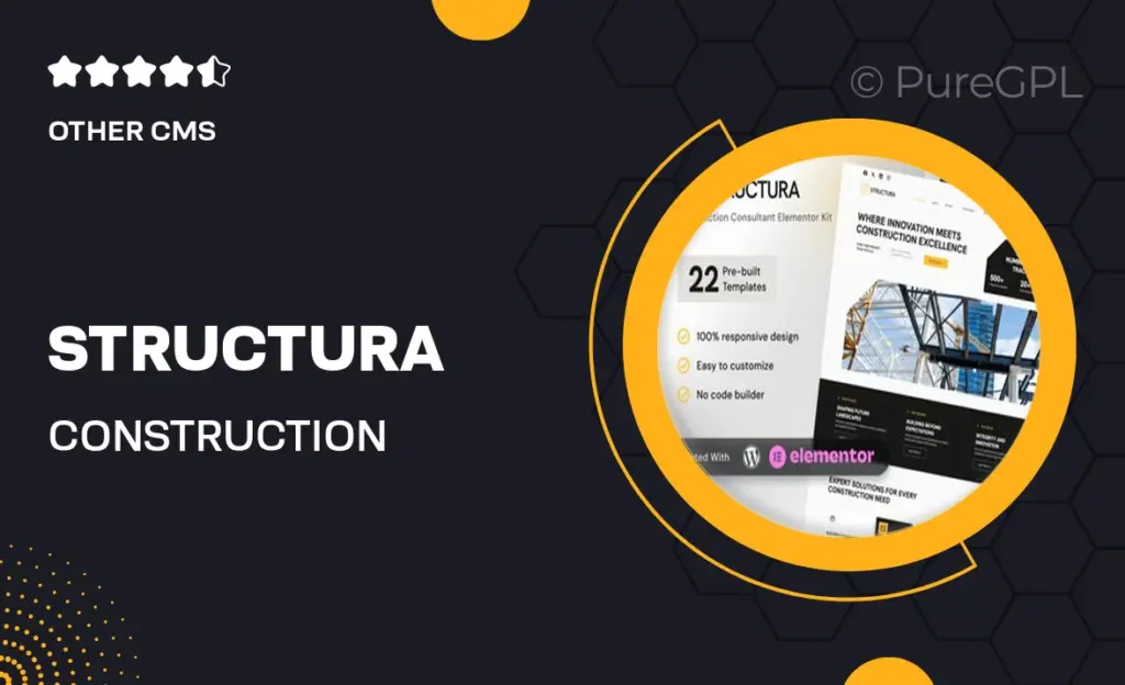 Structura – Construction Consultant Elementor Template Kit 5 Structura – Construction Consultant Elementor Template Kit