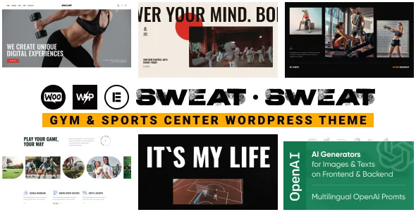 Sweat – Gym & Sports Center WordPress Theme