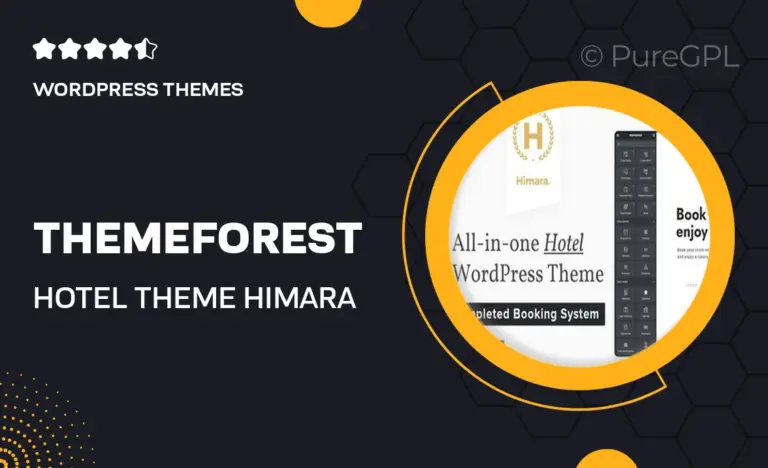 themeforest hotel theme himara