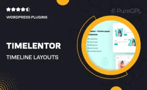 Timelentor – Timeline Layouts for Elementor
