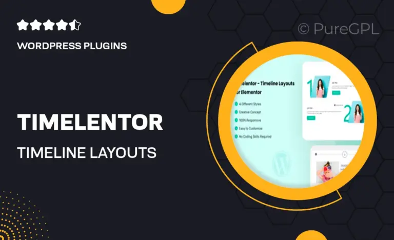 timelentor timeline layouts for elementor