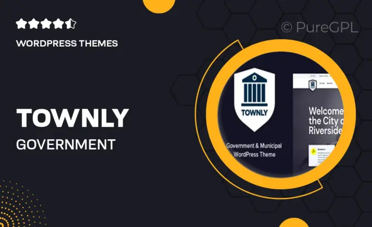 townly government municipal wordpress theme