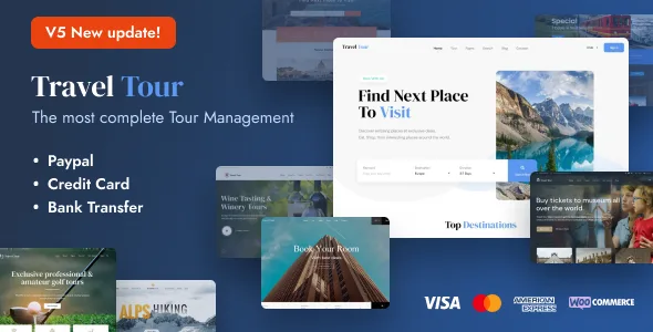 travel tour travel booking wordpress 1