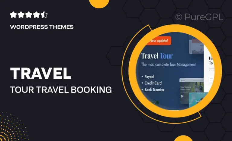 travel tour travel booking wordpress