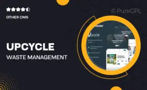Upcycle – Waste Management & Recycling Elementor Template Kit