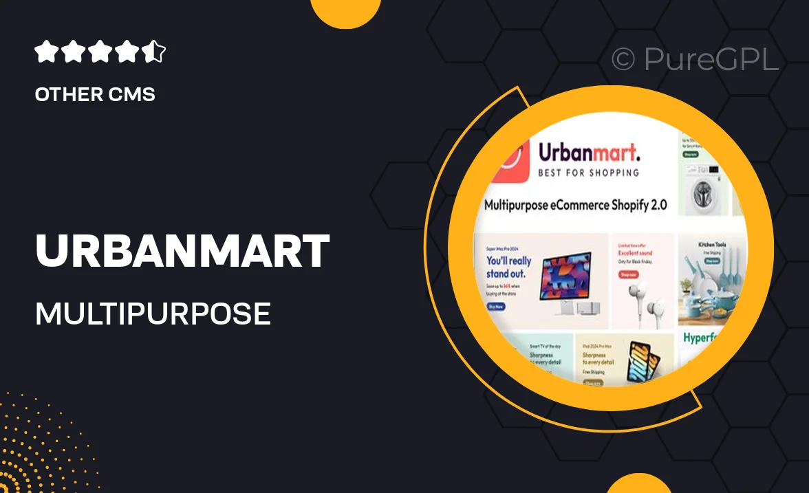 Urbanmart – Multipurpose Shopify OS 2.0 Theme