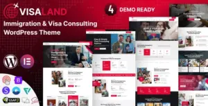 Visaland – Immigration & Visa Consulting WordPress Theme
