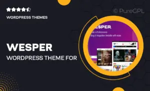 Wesper – WordPress Theme for Blogs & Magazines