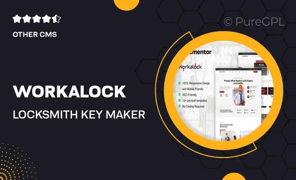 WorkaLock – Locksmith & Key Maker Service Elementor Pro Template Kit 8 WorkaLock – Locksmith & Key Maker Service Elementor Pro Template Kit
