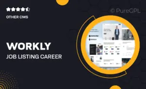 Workly – Job Listing & Career Recruitment Elementor Template Kit