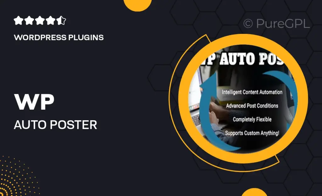 WP Auto Poster – Automate your site to publish, modify, and recycle content automatically 49 WP Auto Poster – Automate your site to publish, modify, and recycle content automatically