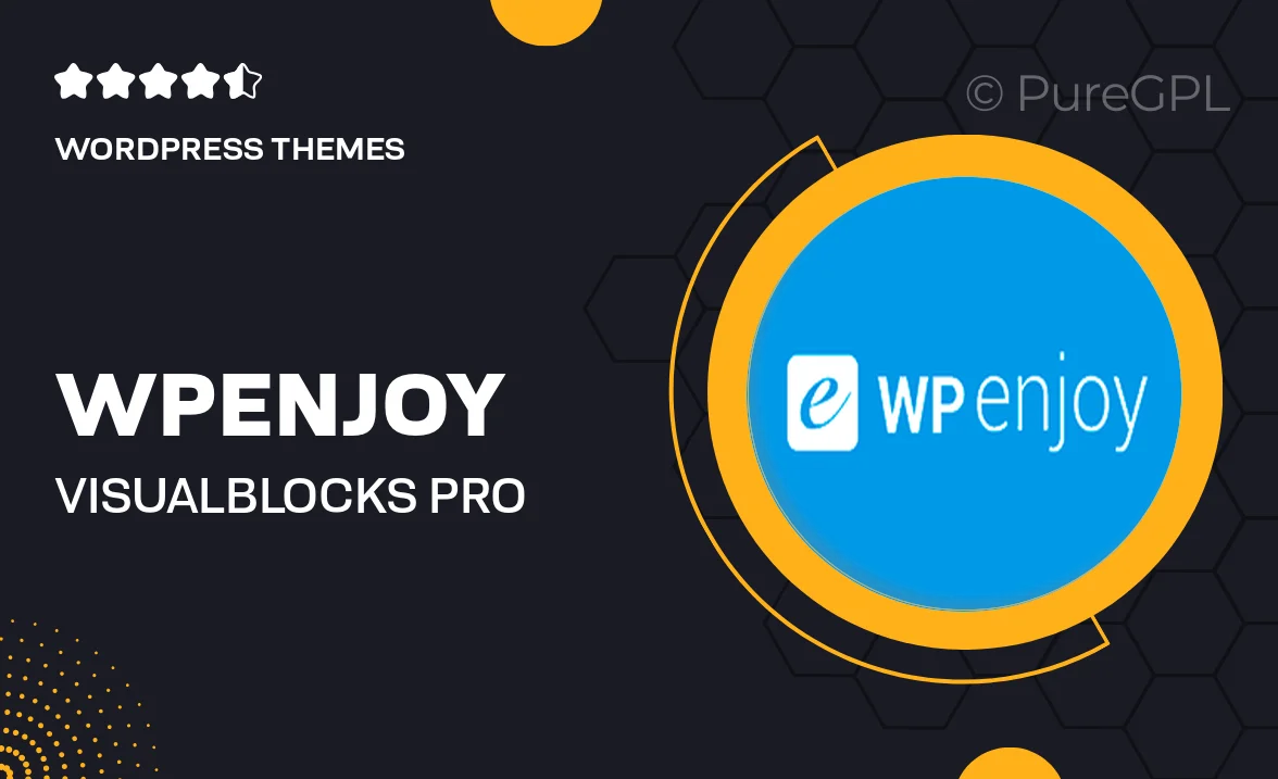 Wpenjoy | VisualBlocks Pro