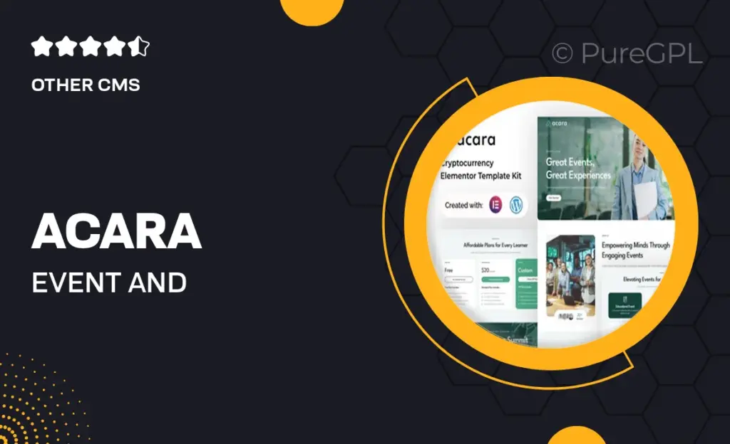Acara – Event and Conference Elementor Template Kit 29 Acara – Event and Conference Elementor Template Kit