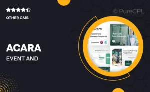 Acara – Event and Conference Elementor Template Kit