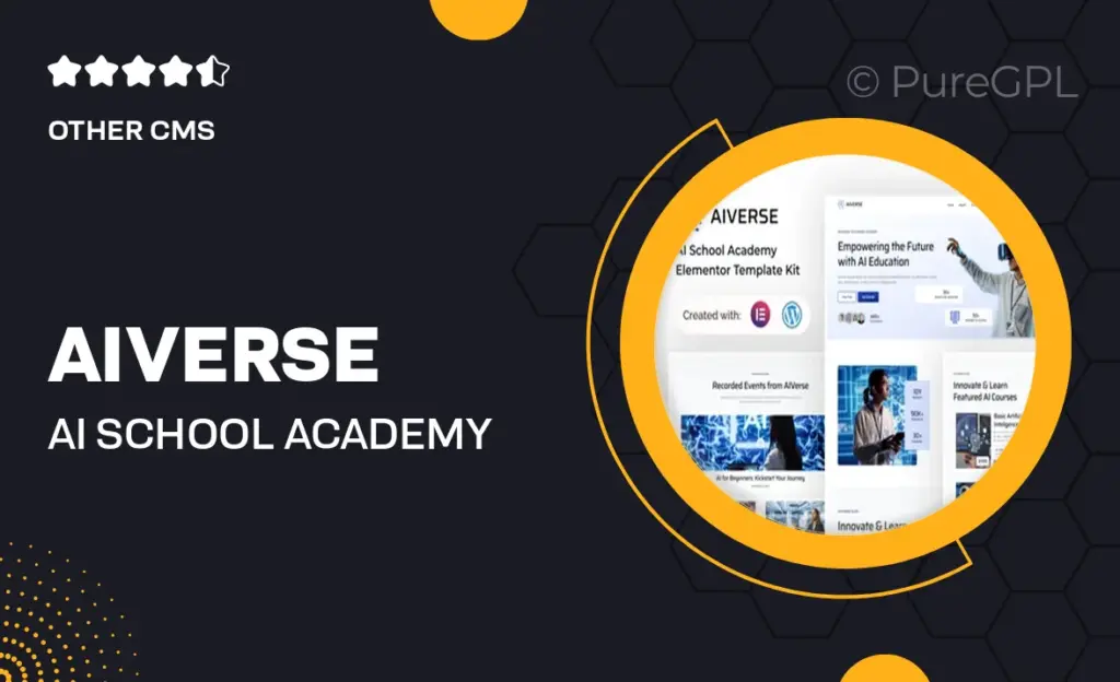 AIVerse – AI School Academy Elementor Template Kit 14 AIVerse – AI School Academy Elementor Template Kit