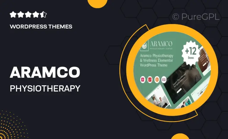 aramco physiotherapy wellness wordpress theme