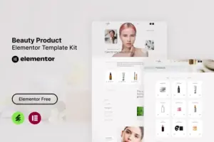 Auren – Beauty Product Elementor Template Kit
