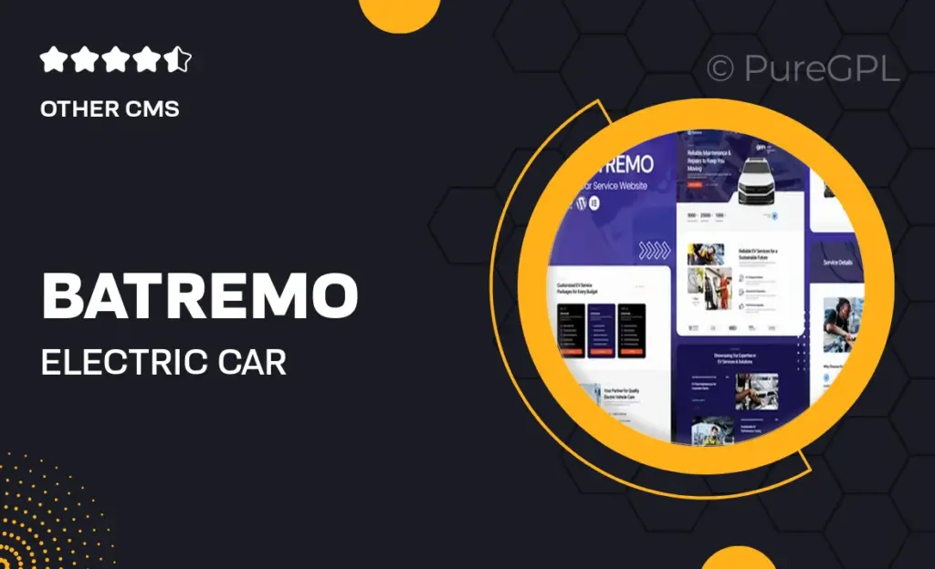 Batremo – Electric Car Service Elementor Template Kits 30 Batremo – Electric Car Service Elementor Template Kits