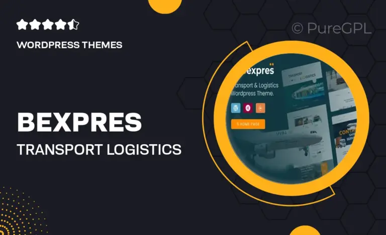 bexpres transport logistics wordpress theme