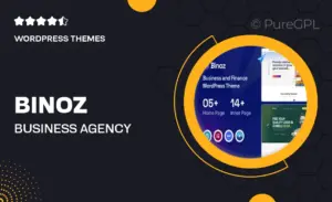 Binoz – Business Agency WordPress Theme