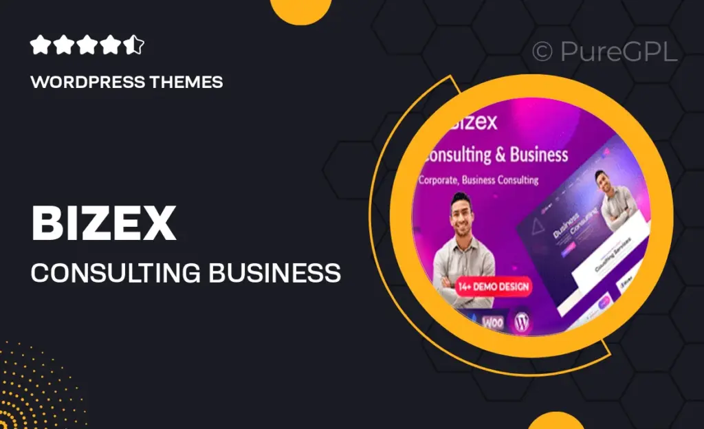 Bizex – Consulting & Business WordPress Theme