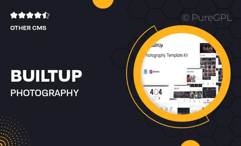 builtup photography template kit