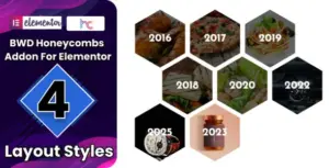 BWD Honeycombs Addon For Elementor