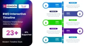 BWD Interactive Timeline Addon For Elementor