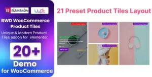 BWD WooCommerce Product Tiles Addon For Elementor