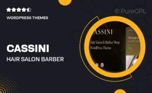 Cassini – Hair Salon & Barber Shop WordPress Theme