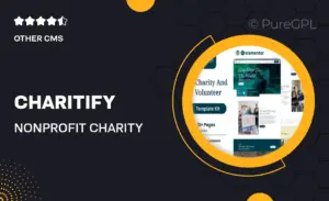 Charitify – Nonprofit Charity & Donation Elementor Template Kit