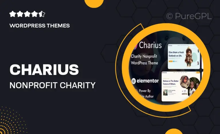 charius nonprofit charity wordpress theme