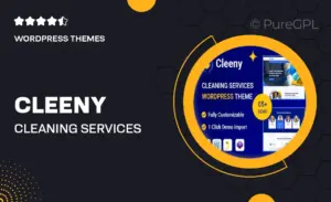 Cleeny – Cleaning Services & Repair Company WordPress Theme