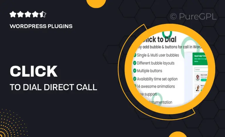 click to dial direct call from website wordpress plugin