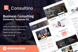 Consultino – Business Consulting Elementor Template Kit