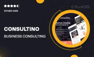 Consultino – Business Consulting Elementor Template Kit