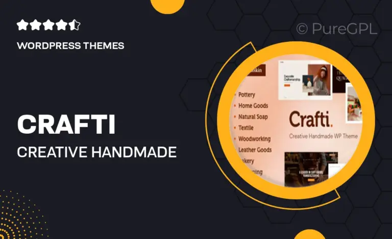 crafti creative handmade wordpress theme