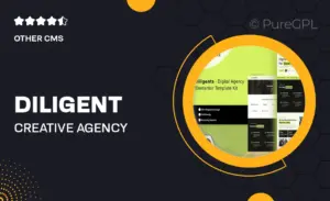 Diligent – Creative Agency & Portfolio Elementor Template Kit