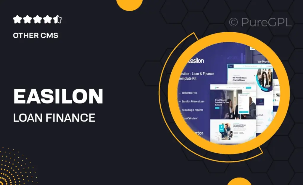 Easilon – Loan & Finance Template Kit 49 Easilon – Loan & Finance Template Kit