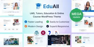 EduAll – Education LMS Tutors & Online Course WordPress Theme Multipurpose