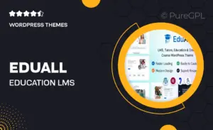 EduAll – Education LMS Tutors & Online Course WordPress Theme Multipurpose