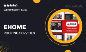 Ehome – Roofing Services WordPress Theme